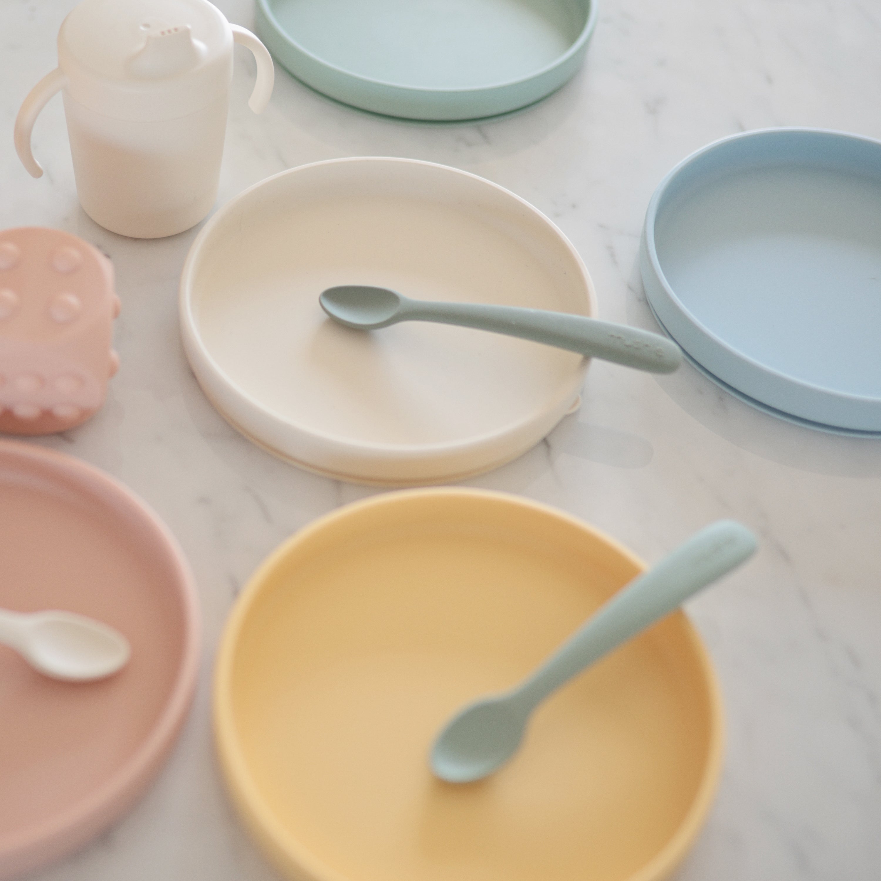 Image of Silicone Feeding Spoons 2-Pack